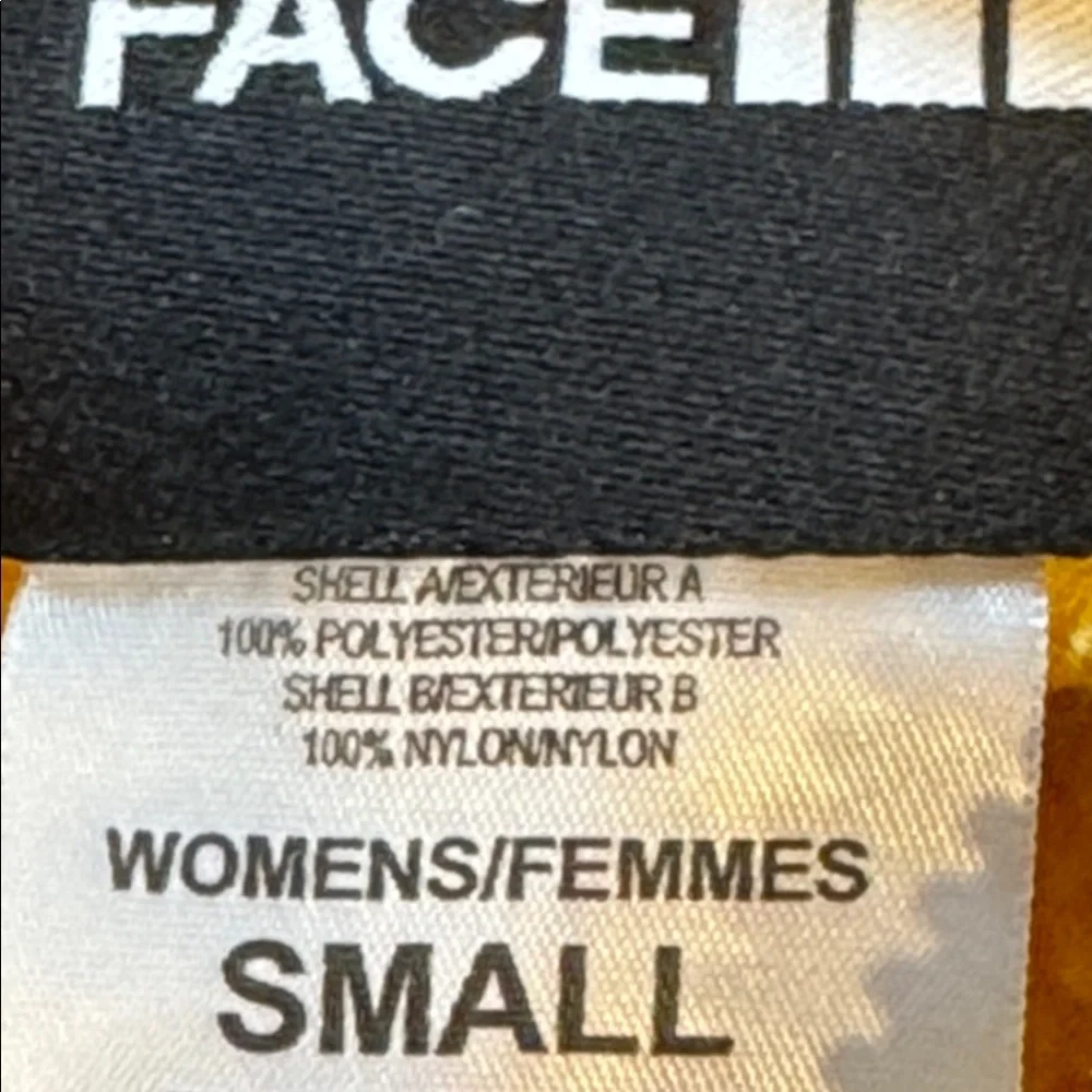 The North Face yellow black fleece zip up Denali jacket coat - Picture 9 of 9